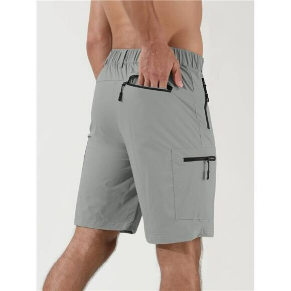 Suwangi Mens Quick Dry Hiking Cargo Shorts Outdoor Travel Golf Tactical - Picture 3 of 7